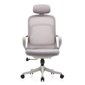 Кресло компьютерное COLE серое/серый каркас