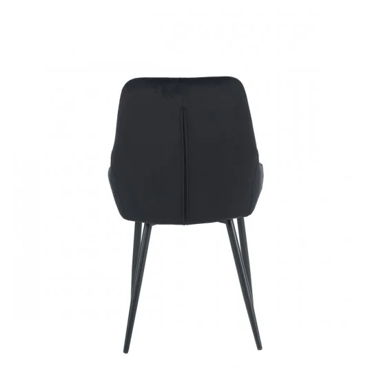 Стул кухонный HUGO черный каркас/черный 7