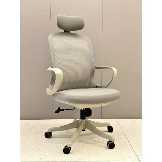 Кресло компьютерное COLE серое/серый каркас 4