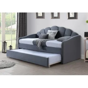 Кровать BELLA VELVET 90х200 серый BELLAV90SZ