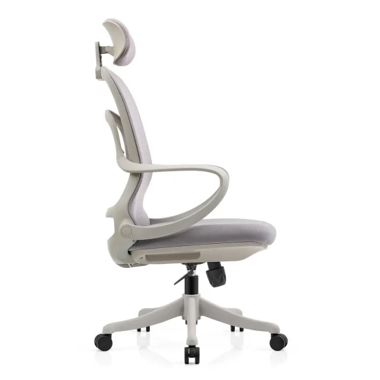 Кресло компьютерное COLE серое/серый каркас 2