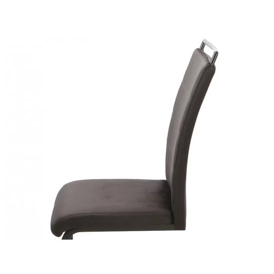 Стілець H441 VELVET чорний каркас / чорний H441VCC 4