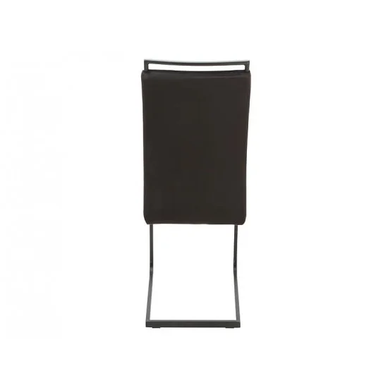 Стілець H441 VELVET чорний каркас / чорний H441VCC 3