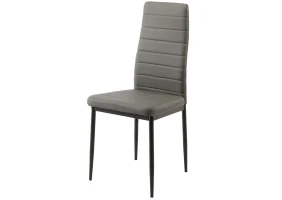 Стілець DC-105 чорний/сірий