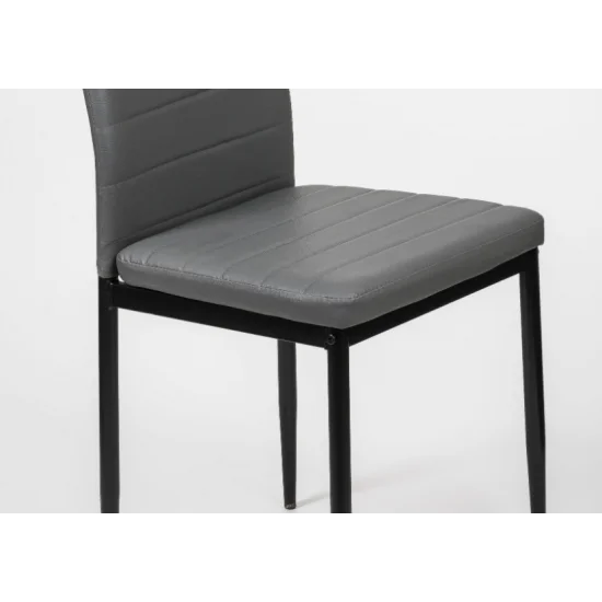 Стілець DC-105 чорний/сірий 2