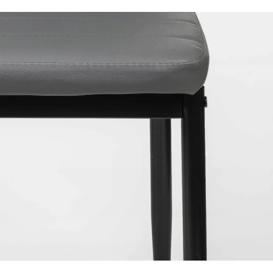 Стілець DC-105 чорний/сірий 7