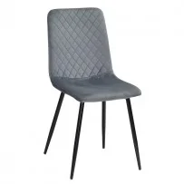 Стул PERLA черный / серый