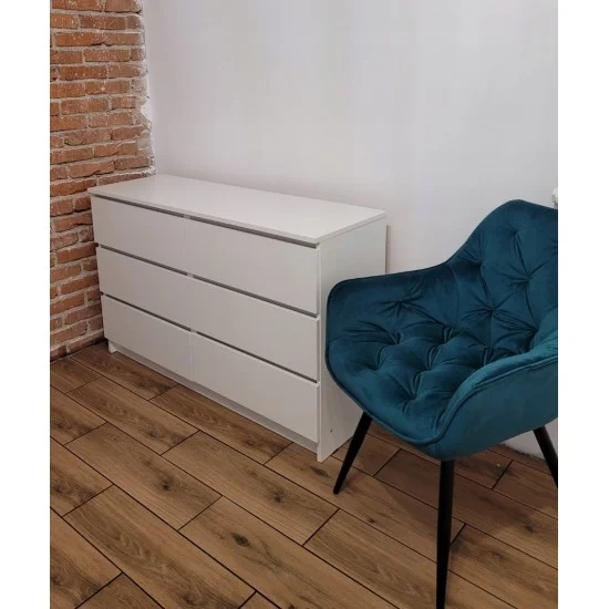 Стул CHERRY VELVET черный каркас / БИРЮЗА BLUVEL 85 CHERRYVCTU 8