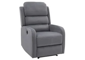 Крісло розкладне PEGAZ VELVET сірий BLUVEL 14 PEGAZCSZ