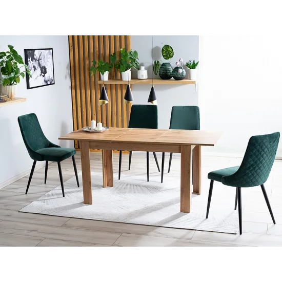 Стул PIANO B VELVET черный каркас / зеленый BLUVEL 78 PIANOBVCZ 3