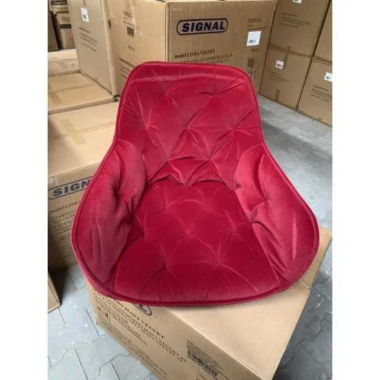 Стул CHERRY MATT VELVET 59 черный каркас / бордо CHERRYMVCBO 4