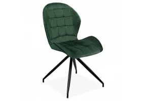 Стул HALS II VELVET черный каркас / зеленый BLUVEL78 HALSIIVCZ