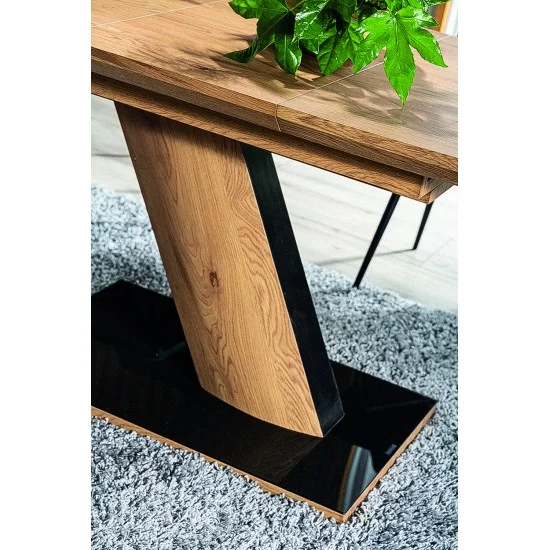 Стол обеденный раскладной TORONTO дуб 120 (160)x80 TORONTODD120 2