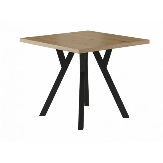 Стол обеденный MERLIN 90(240)X90 Дуб артизиан / Черный MERLINDAC90 5