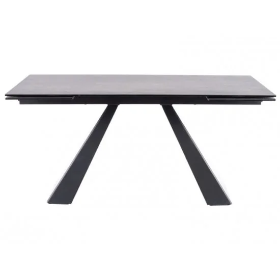 Стіл обідній SALVADORE CERAMIC II 120(180)X80 Сірий / Чорний мат SALVADORECII120 4