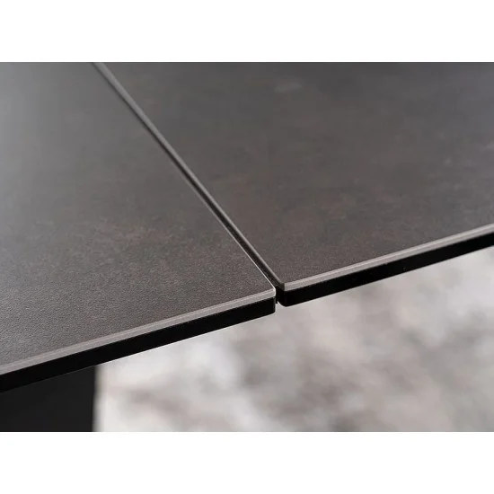 Стіл обідній SALVADORE CERAMIC II 120(180)X80 Сірий / Чорний мат SALVADORECII120 7