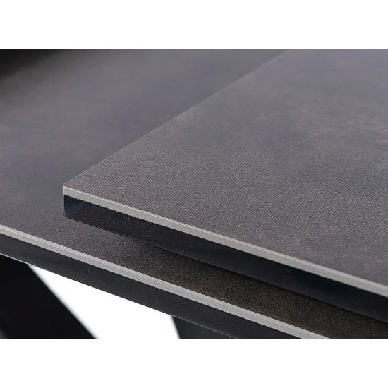 Стіл обідній SALVADORE CERAMIC II 120(180)X80 Сірий / Чорний мат SALVADORECII120 6