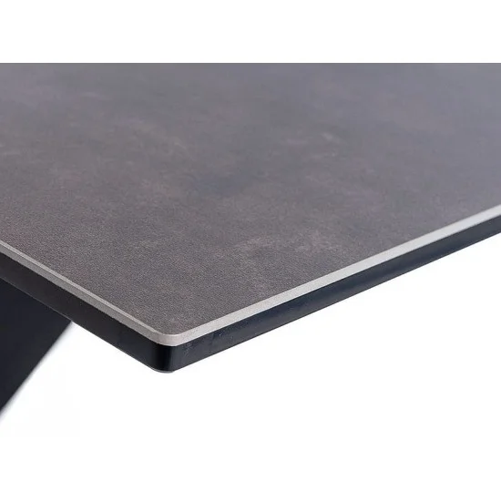Стіл обідній SALVADORE CERAMIC II 120(180)X80 Сірий / Чорний мат SALVADORECII120 5