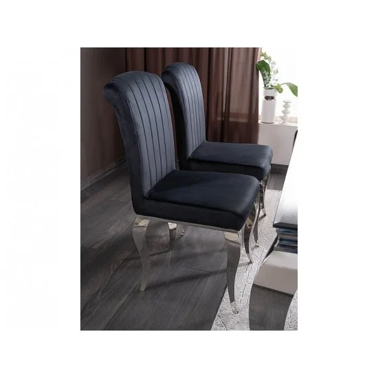 Крісло PRINCE VELVET Хром / Сірий TAP. 195 PRINCEVSZCH 7