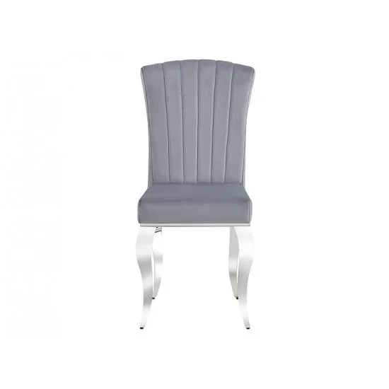 Крісло PRINCE VELVET Хром / Сірий TAP. 195 PRINCEVSZCH 3