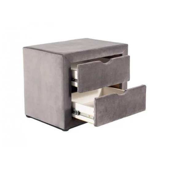 Прикроватная тумба ET-002 VELVET Серый ET002VSZ 2