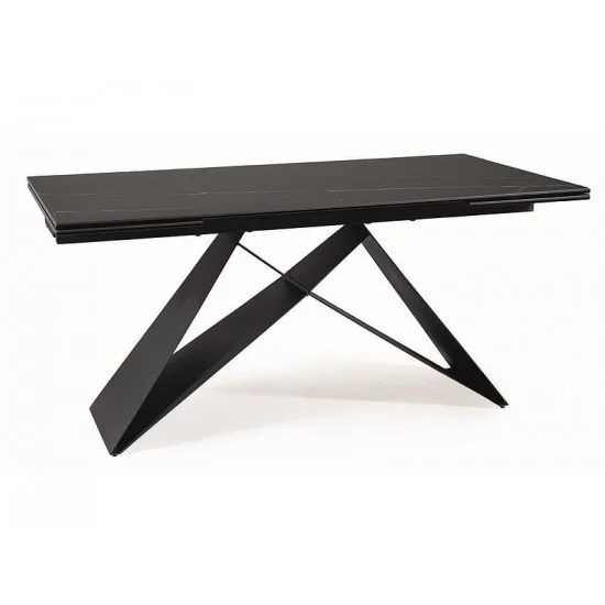 Стіл обідній розкладний WESTIN CERAMIC 160(240)*90 чорний SAHARA NOIR/чорний мат WESTINCCC160 2