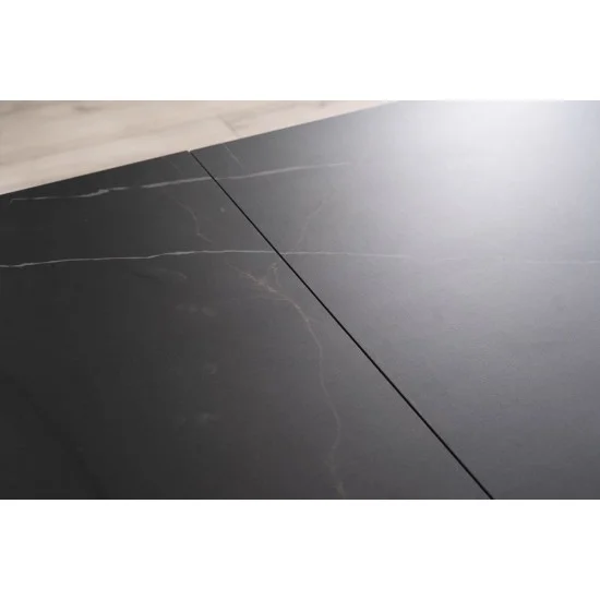 Стіл обідній розкладний WESTIN CERAMIC 160(240)*90 чорний SAHARA NOIR/чорний мат WESTINCCC160 8