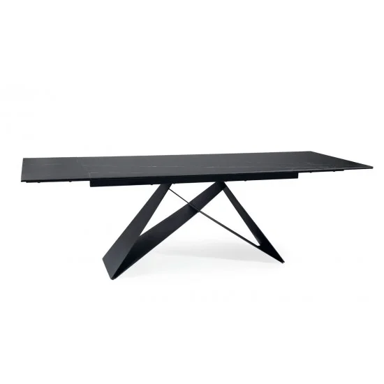 Стіл обідній розкладний WESTIN CERAMIC 160(240)*90 чорний SAHARA NOIR/чорний мат WESTINCCC160 3
