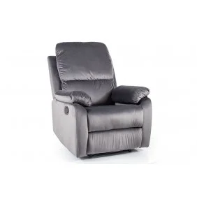 Кресло раскладное SPENCER 1 VELVET серое BL.14 SPENCER1VSZ