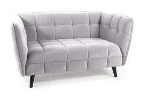 Диван софа CASTELLO 2 VELVET світло-сіра/венге BL.03 CASTELLO2V03