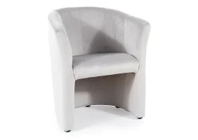 Крісло TM-1 VELVET світло-сіре/венге BL.03 TM1V03