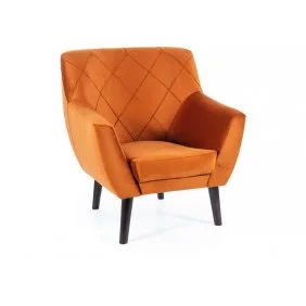 Крісло KIER 1 VELVET цинамон/венге BL.4215 KIER1V4215W