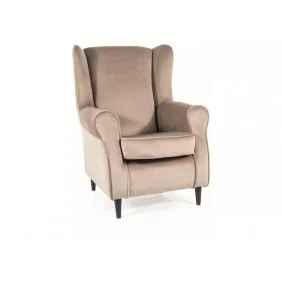 Кресло BARON VELVET темный беж/венге BL.40 BARONV40