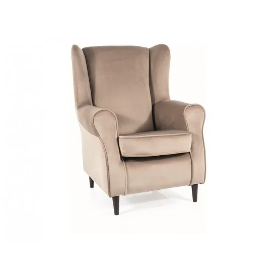 Кресло BARON VELVET темный беж/венге BL.40 BARONV40 1