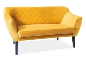 Диван KARO 2 VELVET карри/бук BL.68 KARO2V68BU