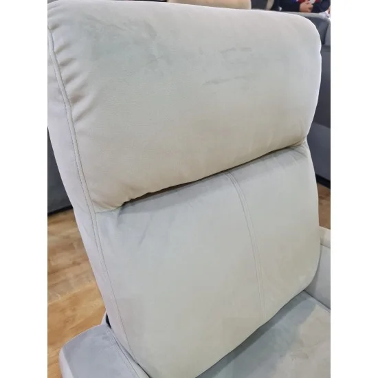 Кресло раскладное OLIMP VELVET светло-серое BL.03 OLIMPVJSZ 3