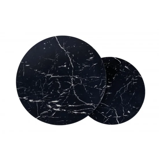 Журнальный столик AMARO черный (эффект мрамора)/черный (к-кт) AMAROCC 2