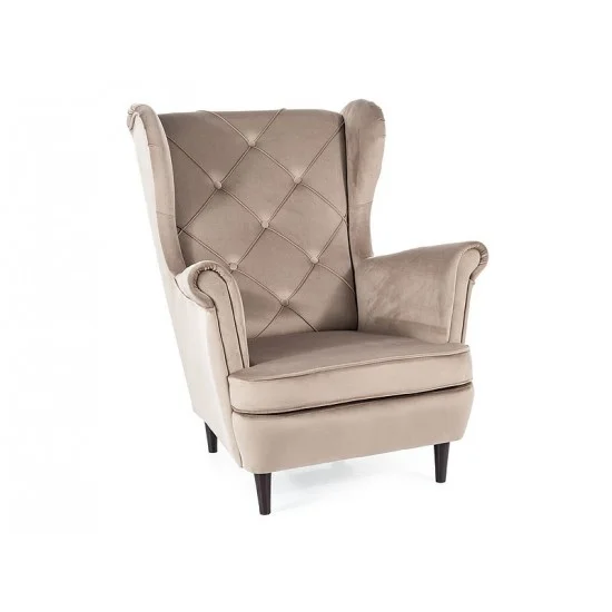 Крісло LADY VELVET темний беж/венге BL.40 LADYV40 1