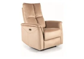 Кресло раскладное NEPTUN M VELVET (функция массажа) беж BL.28 NEPTUNMVBE