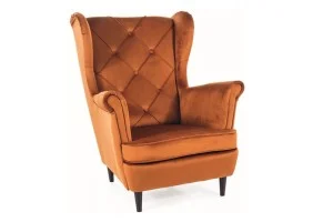 Крісло LADY VELVET цинамон/венге BL.4215 LADYV4215