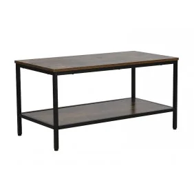 Журнальный столик WENDY A коричневый рустикальный/черный WENDYABRC