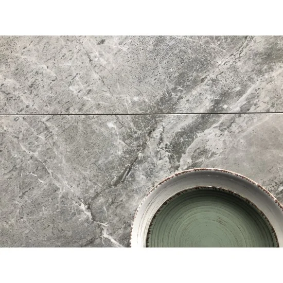 Стіл обідній Pallas Ceramic 160х90 (210) Ефект Мармур / Чорний Мат PALLASCSZC160 2
