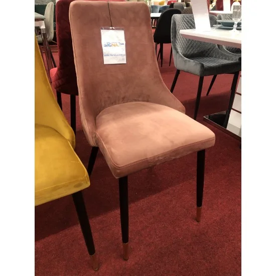 Cтул Piano Velvet Античный Розовый / Черный / Золотой PIANOVCRA 4