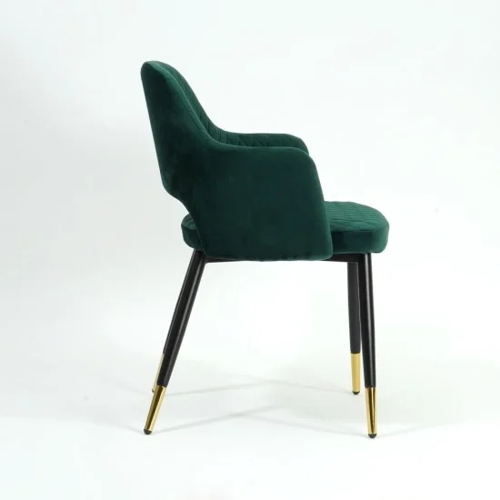 Стул Franco Velvet Зеленый / Черный / Золотой FRANCOVCZ 8