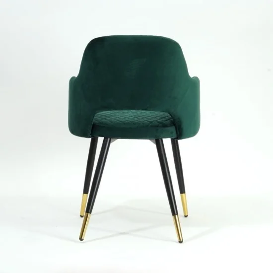 Стул Franco Velvet Зеленый / Черный / Золотой FRANCOVCZ 3