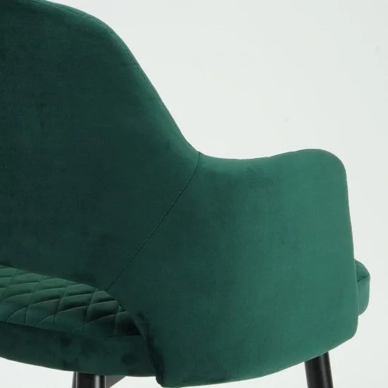 Стул Franco Velvet Зеленый / Черный / Золотой FRANCOVCZ 4