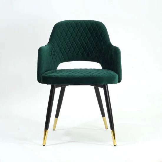 Стул Franco Velvet Зеленый / Черный / Золотой FRANCOVCZ 2