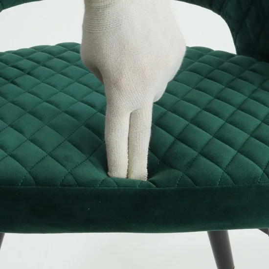 Стул Franco Velvet Зеленый / Черный / Золотой FRANCOVCZ 5