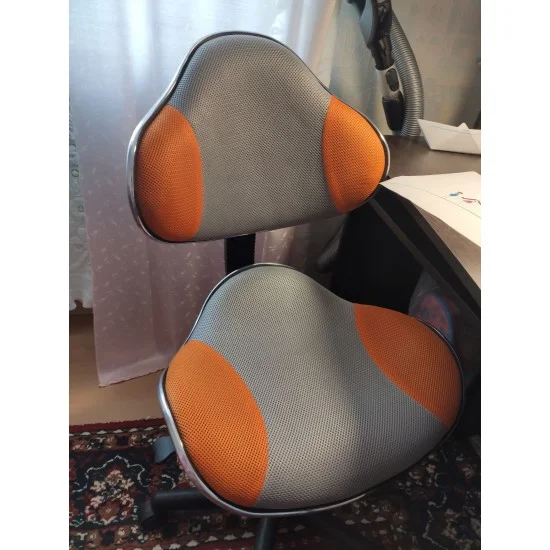 Компьютерное кресло поворотное Q-G2 Оранжевый / Серый OBRQG2PSZ 3