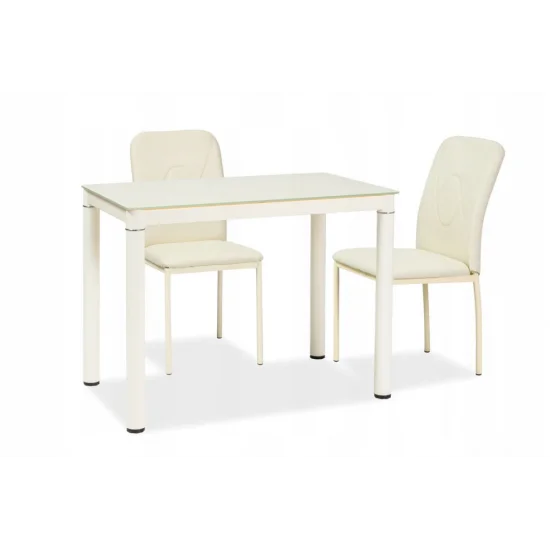 Стол обеденный Damar 100 x 60 см Кремовый DAMARK 6